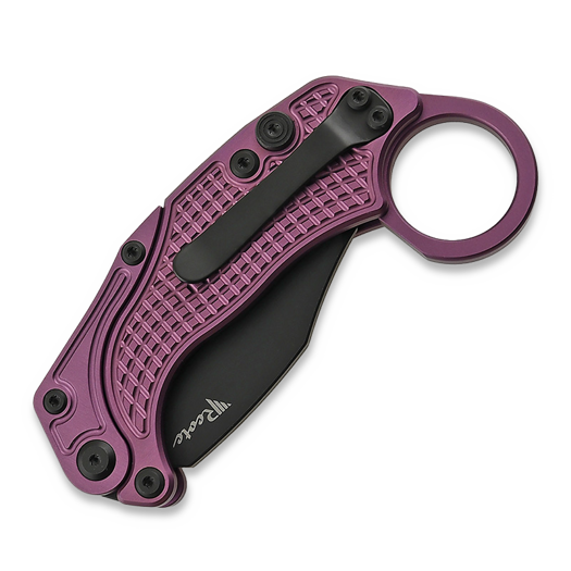 Couteau pliant Reate EXO-K Black PVD, pourpre