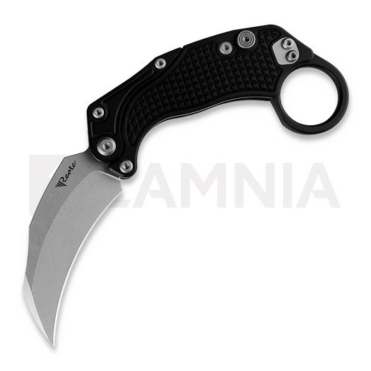 Reate EXO-K Stonewash folding knife, black