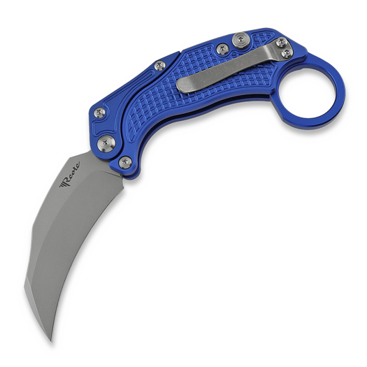 Складний ніж Reate EXO-K Stonewash, синiй
