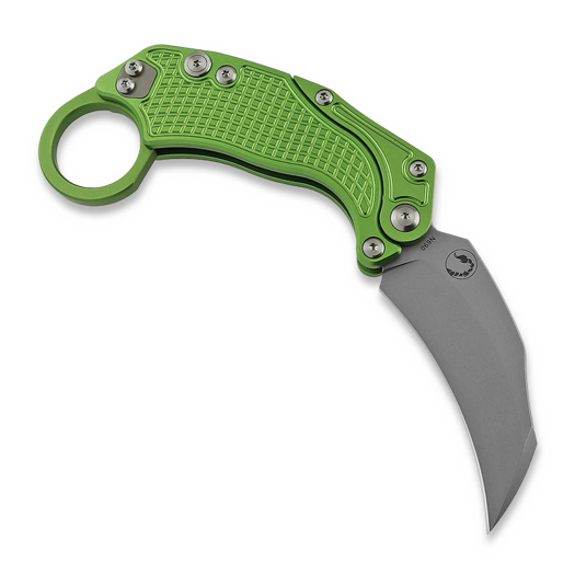 Reate EXO-K Stonewash sulankstomas peilis, žalia