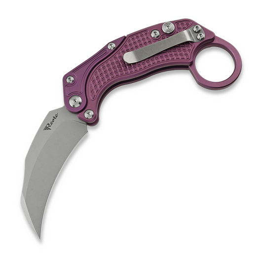 Reate EXO-K Stonewash sulankstomas peilis, violetinė