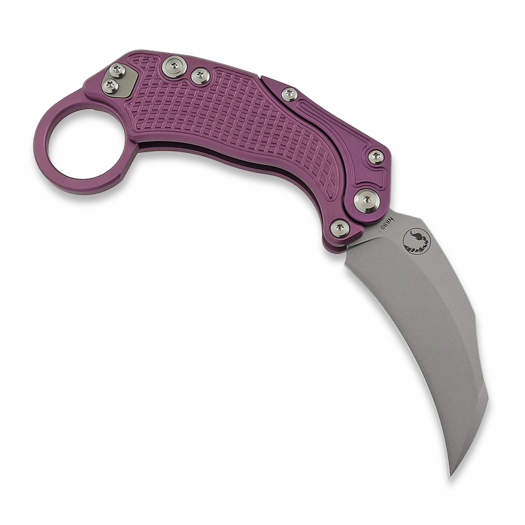Reate EXO-K Stonewash sulankstomas peilis, violetinė