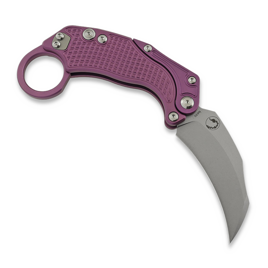 Coltello pieghevole Reate EXO-K Stonewash, porpora