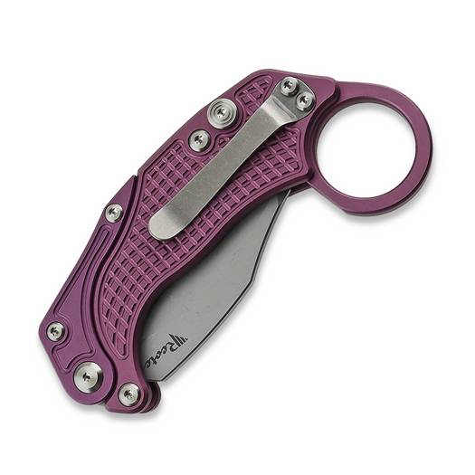 Reate EXO-K Stonewash sulankstomas peilis, violetinė