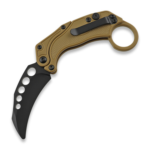 Складной нож Reate EXO-K Stonewash, tan
