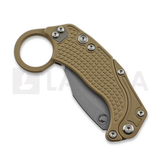Nóż składany Reate EXO-K Stonewash, tan