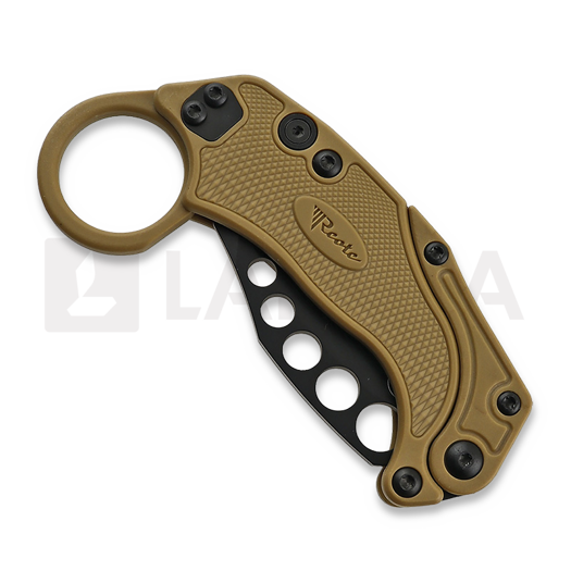 Nóż składany Reate EXO-K Stonewash, tan