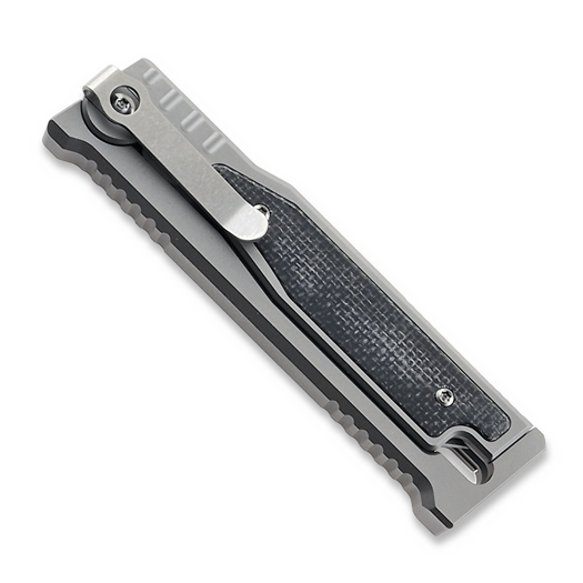 Reate EXO-M Drop Point, black micarta