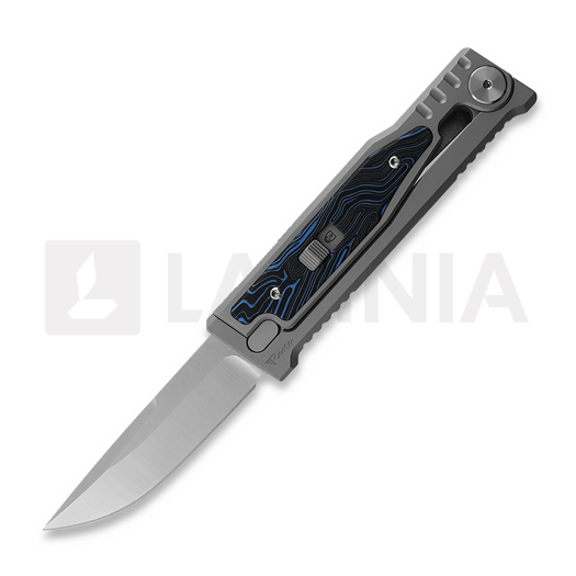 Reate EXO-M Drop Point, G10 blue/black