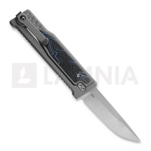 Reate EXO-M Drop Point, G10 blue/black