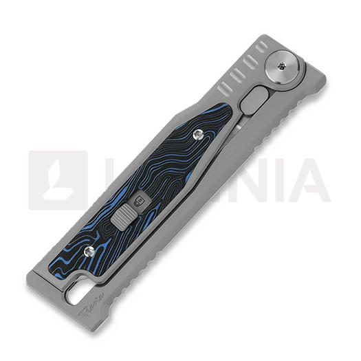 Reate EXO-M Drop Point, G10 blue/black