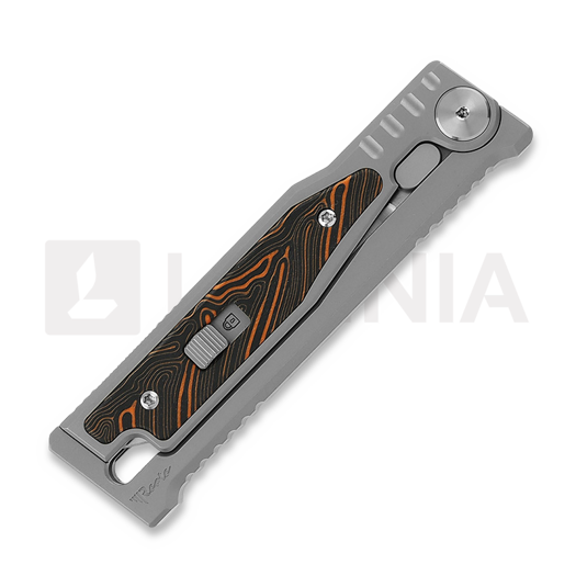 Reate EXO-M Drop Point, G10 orange/black