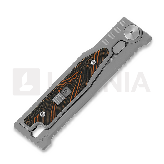 Reate EXO-M Drop Point, G10 orange/black