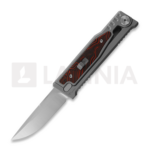 Reate EXO-M Drop Point, G10 red/black