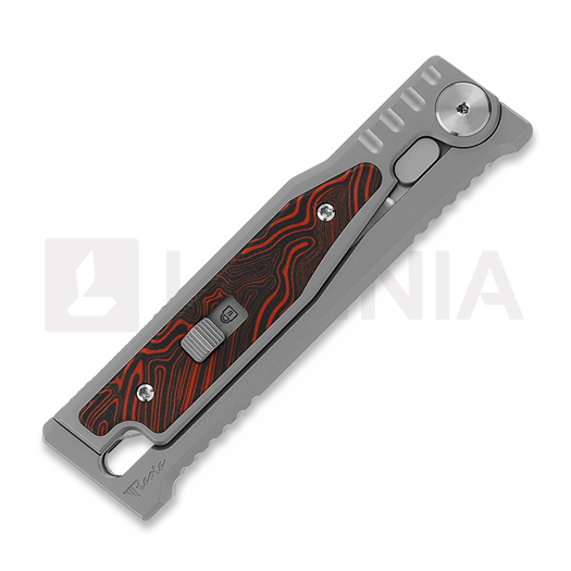 Reate EXO-M Drop Point, G10 red/black