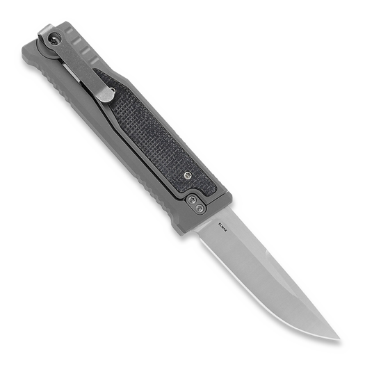 Reate EXO-M Elmax Drop Point, Black Micarta