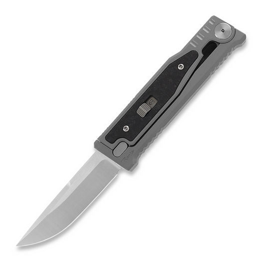 Reate EXO-M Elmax Drop Point, Marble Carbon Fiber