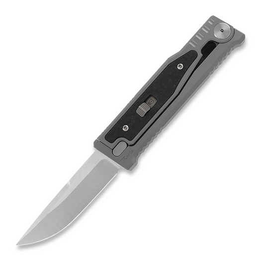 Reate EXO-M Elmax Drop Point, Marble Carbon Fiber