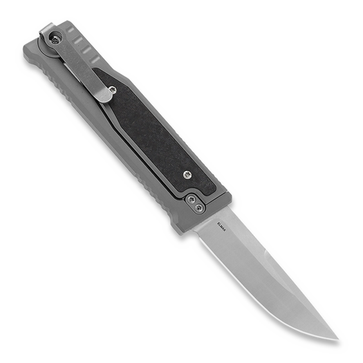 Reate EXO-M Elmax Drop Point, Marble Carbon Fiber