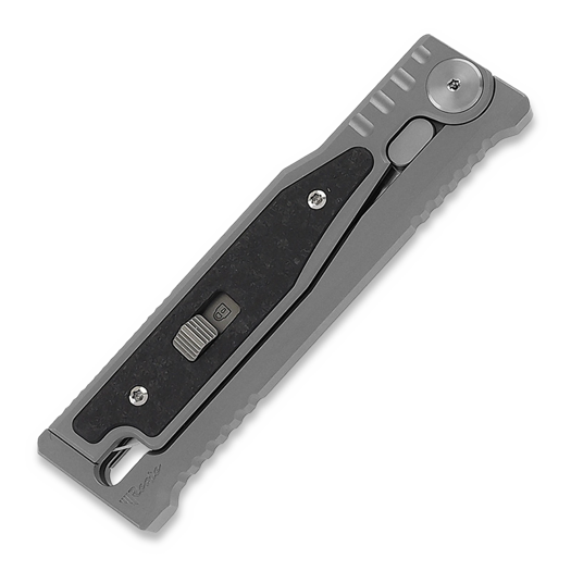 Reate EXO-M Elmax Drop Point, Marble Carbon Fiber