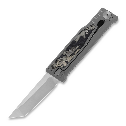 Reate EXO-M Elmax Tanto, Burl Linen Micarta