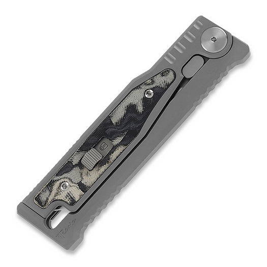 Reate EXO-M Elmax Tanto, Burl Linen Micarta