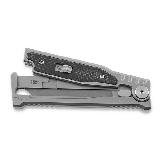 Reate EXO-M Tanto, black micarta
