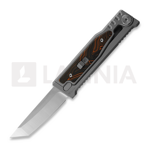 Reate EXO-M Tanto, G10 orange/black