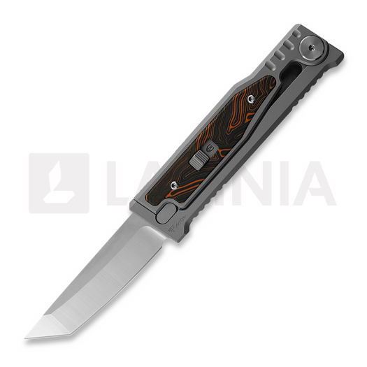 Reate EXO-M Tanto, G10 orange/black