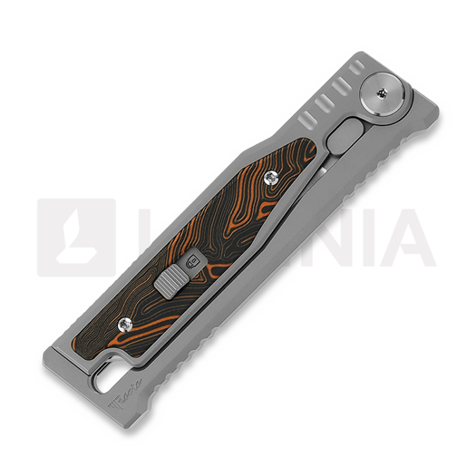 Reate EXO-M Tanto, G10 orange/black