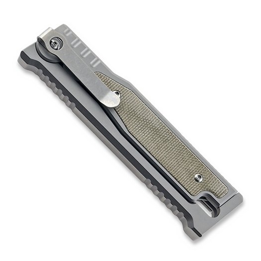 Reate EXO-M Tanto, green micarta