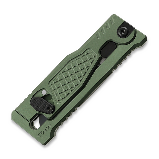 Reate EXO-U Diamond Pattern knife, green