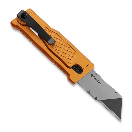 Reate EXO-U Diamond Pattern knife, orange