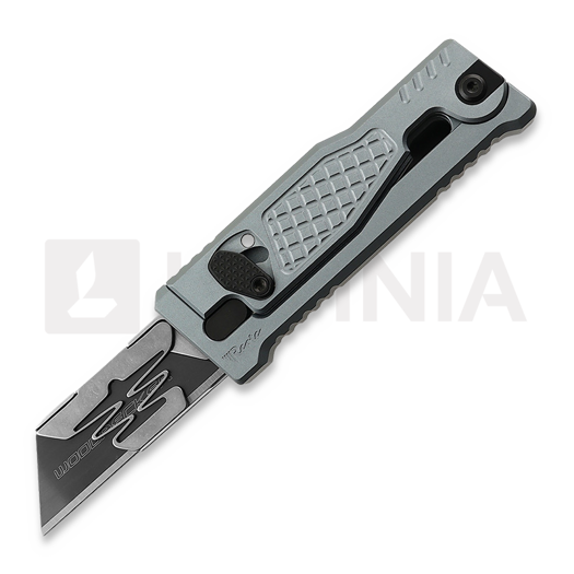 Reate EXO-U Diamond Pattern knife, silver