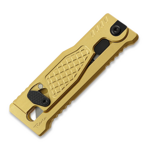 Reate EXO-U Diamond Pattern knife, yellow