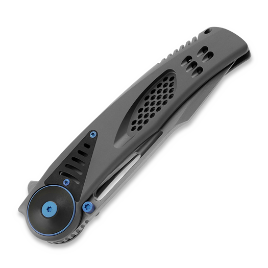 Reate GTR, Bead Blast Ti/Zirconium, Blue Clip