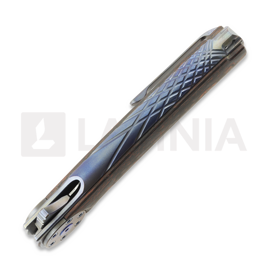 Reate Jack 2.0 Damasteel Taschenmesser, Lava Flow Fat Carbon