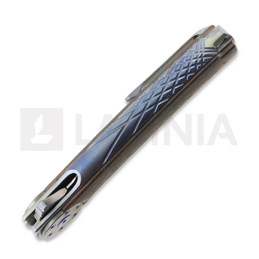 Coltello pieghevole Reate Jack 2.0 Damasteel, Lava Flow Fat Carbon