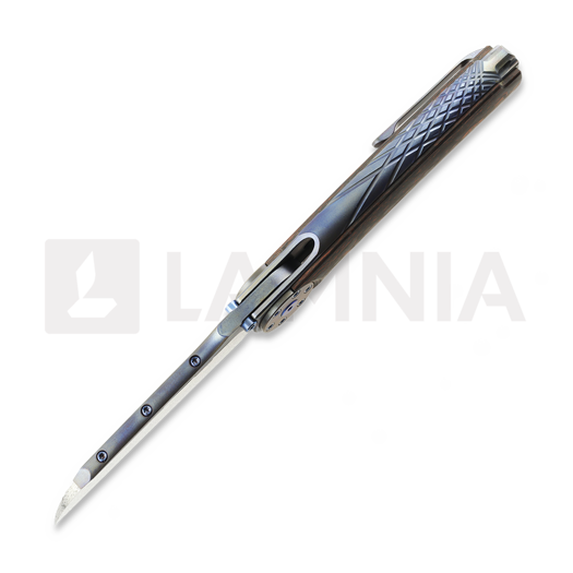 Reate Jack 2.0 Damasteel Taschenmesser, Lava Flow Fat Carbon