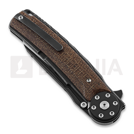 Navaja Reate Jack 2.0 Micarta, black PVD coating sw