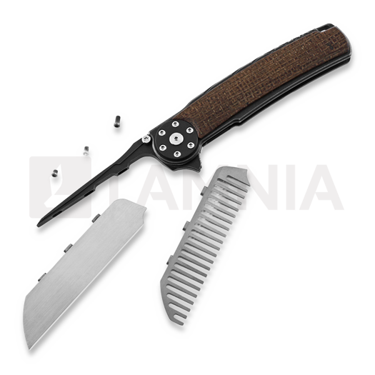 Navaja Reate Jack 2.0 Micarta, black PVD coating sw