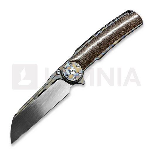 Reate Jack 2.0 Micarta fällkniv, flame grain