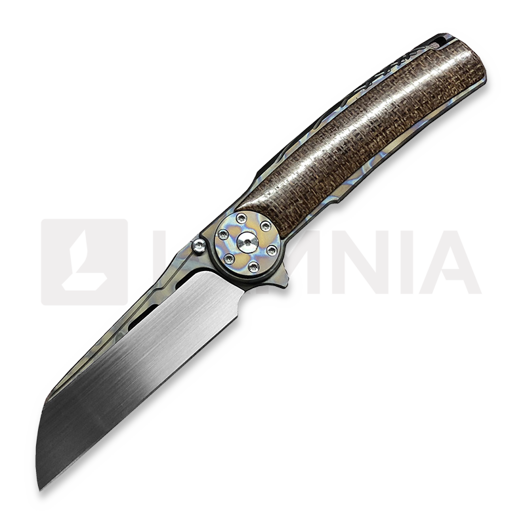 Reate Jack 2.0 Micarta kääntöveitsi, flame grain