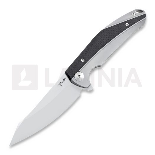 Reate K-1 Carbon Fibre fällkniv, hand rubbed