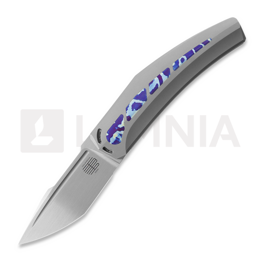 Reate Large Krypton Taschenmesser, Bead Blast Ti/Timascus