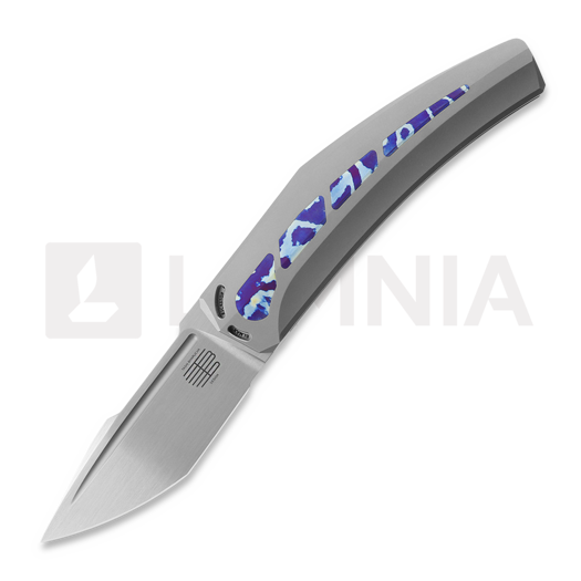 Nóż składany Reate Large Krypton, Bead Blast Ti/Timascus