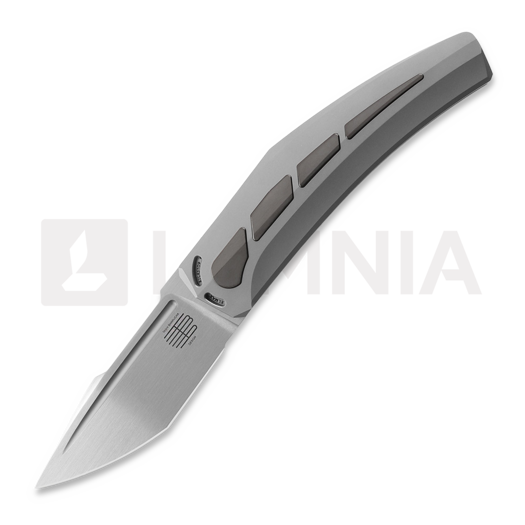 Reate Large Krypton kääntöveitsi, Bead Blast Ti/Zirconium