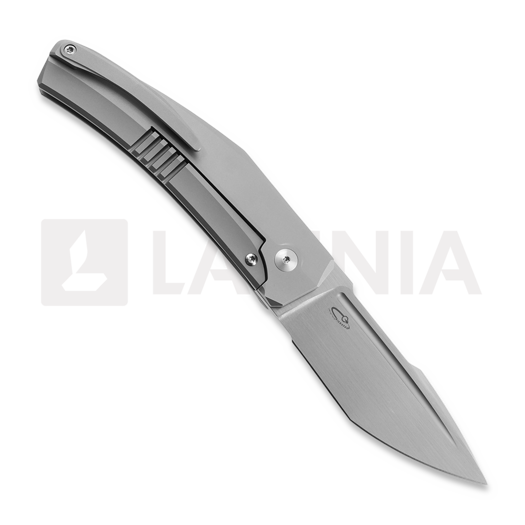 Reate Large Krypton sulankstomas peilis, Bead Blast Ti/Zirconium