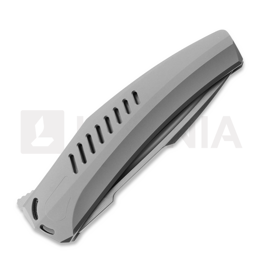 Zav&iacute;rac&iacute; nůž Reate Large Krypton, Bead Blast Titanium, Hand Rubbed