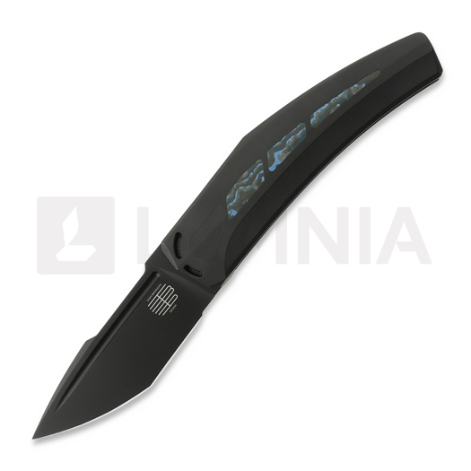 Reate Large Krypton kääntöveitsi, Black Ti/Arctic Storm CF, Black PVD